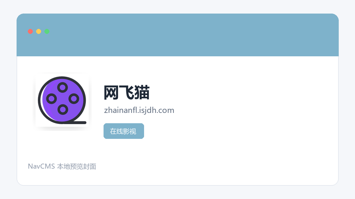 网飞猫 官方网站页面预览图