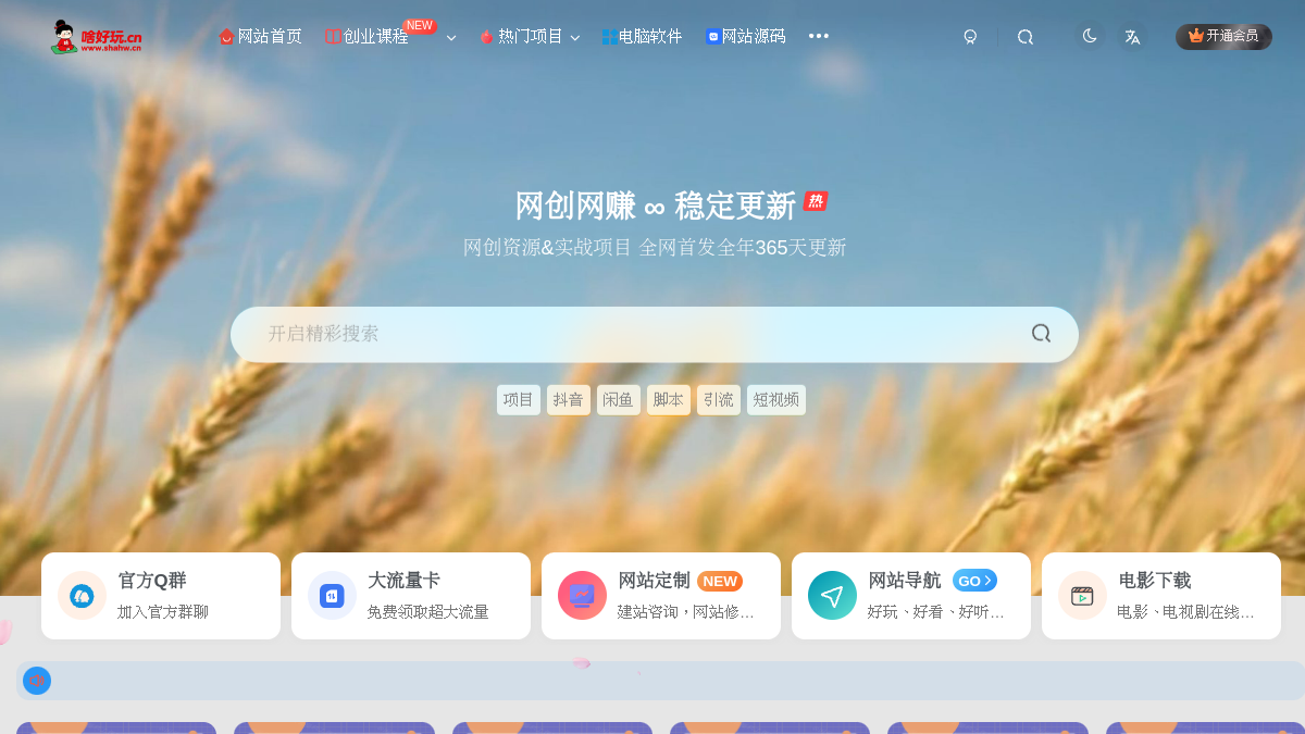 啥好玩 官方网站页面预览图