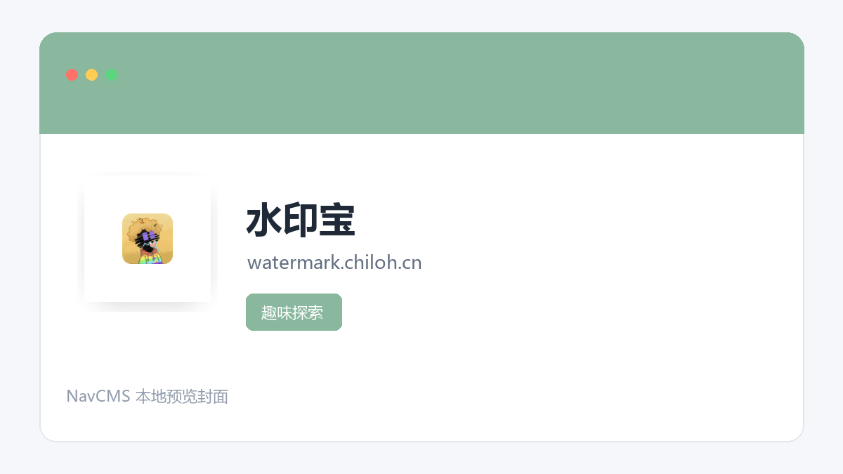 水印宝 官方网站页面预览图