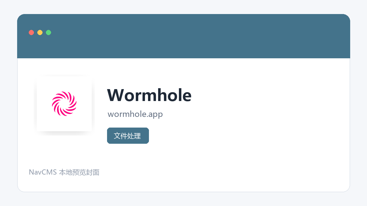 Wormhole 官方网站页面预览图